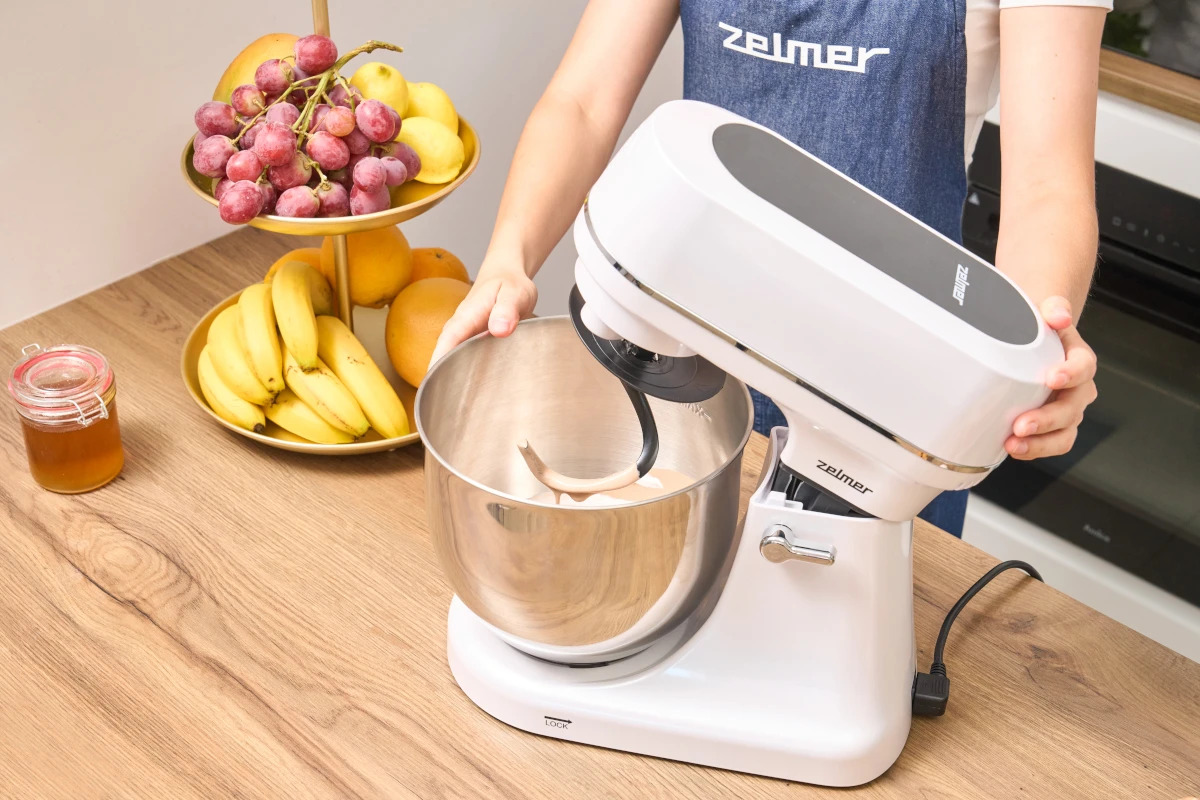 Міксер планетарний ZELMER ZKR 2000 — 12 ШВИДКІСТЕЙ ТА НАЛАШТУВАННЯ ТАЙМЕРА