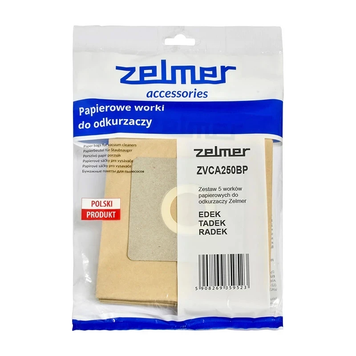 Бумажные мешки ZELMER ZVCA250BP для пылесосов 71505952P фото