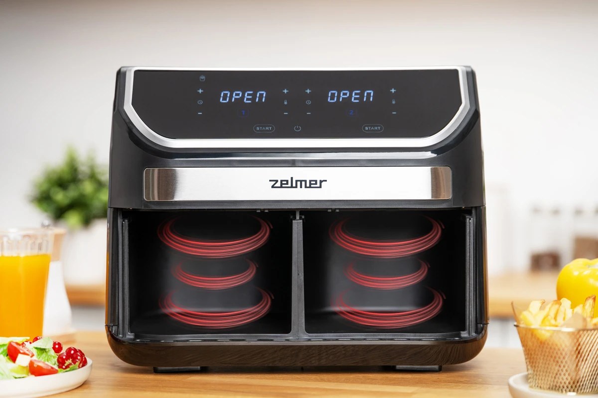 Zelmer ZAF9100 — МОЩНОСТЬ 1700 ВТ И ТЕХНОЛОГИЯ ЦИРКУЛЯЦИИ ВОЗДУХА НА 360°